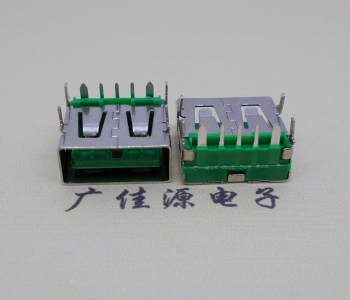 海南5A大电流 快充接口 USB5p绿胶芯 常规母座