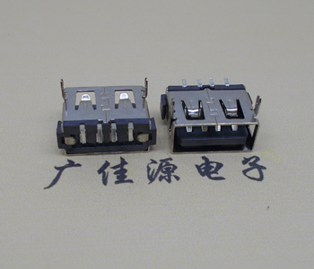 海南USB短体母座.超薄5.9H胶芯.移动电源接口