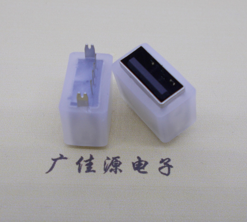 海南USB连接器接口 10.5MM防水立插母座 鱼叉脚