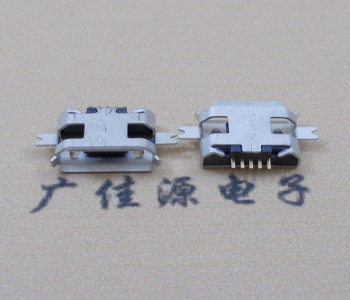 海南MICRO USB 5P接口 沉板1.2贴片 卷边母座