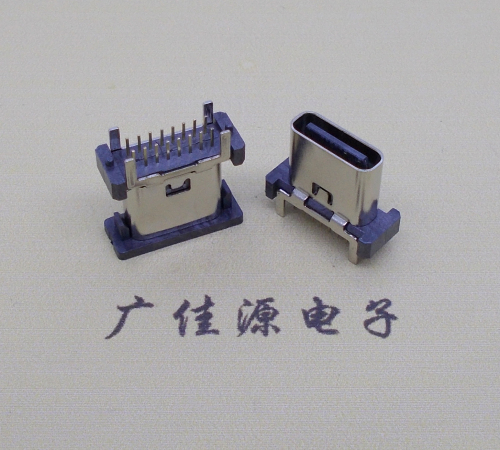 海南立式插板type-c16p母座长H=8.8mm