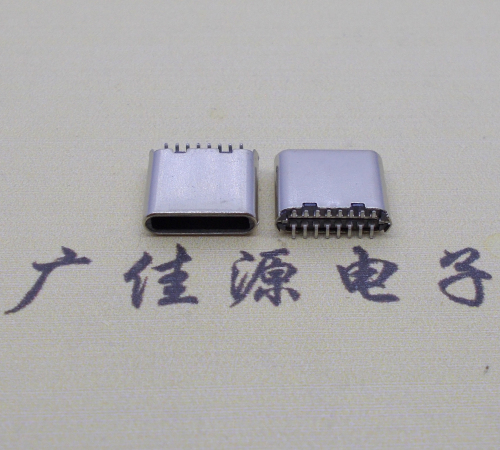 海南侧边铆合立贴直边type-c16p公头长7.2mm