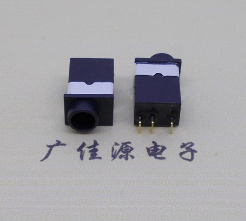 海南PJ-2030防水耳机插座 铜材质铜针2.5/3.5音频插口