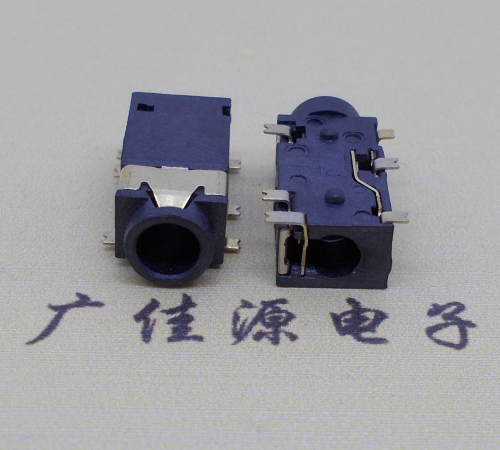 海南PJ-342耳机2.5/3.5音频插座六脚贴片双柱